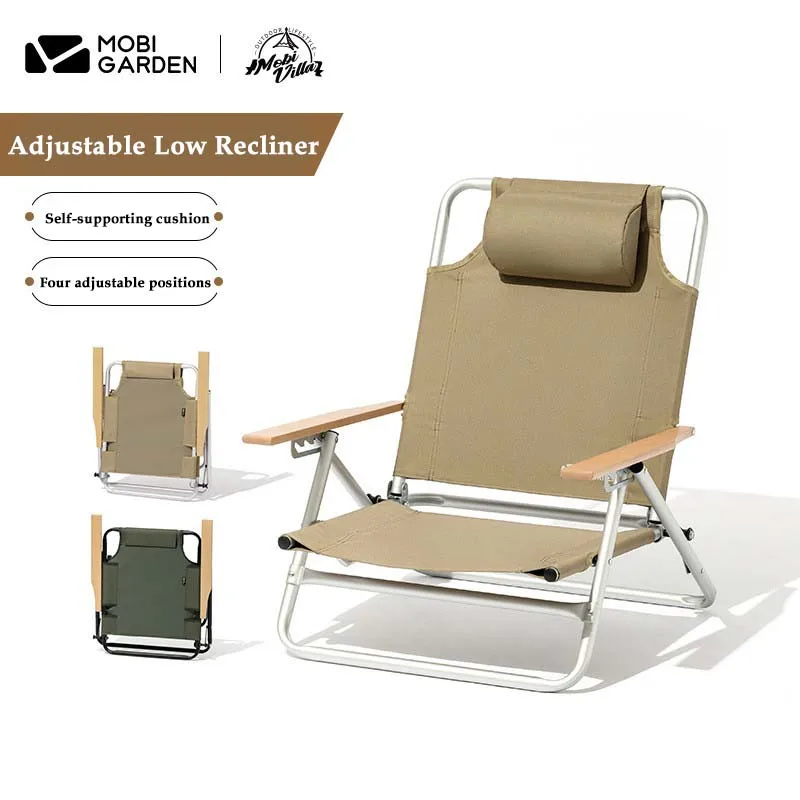 MOBI GARDEN Camping Adjustable Low Chair Portable Aluminum Alloy Leisure Chair With Pillow Single Outdoor Picnic Office Armchair
MOBI GARDEN Camping Adjustable Low Chair Portable Aluminum Alloy Leisure Chair With Pillow Single Outdoor Picnic Office Armchair