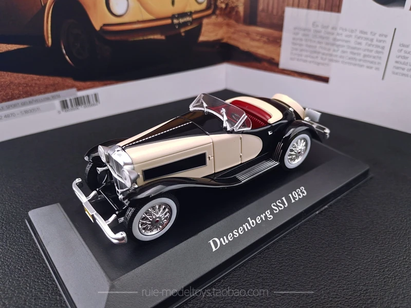 IXO 1:43 Benz Duesenberg SSJ 1933 Vintage Car Limited Edition Metal Static Car Model Toy Gift
IXO 1:43 Benz Duesenberg SSJ 1933 Vintage Car Limited Edition Metal Static Car Model Toy Gift
