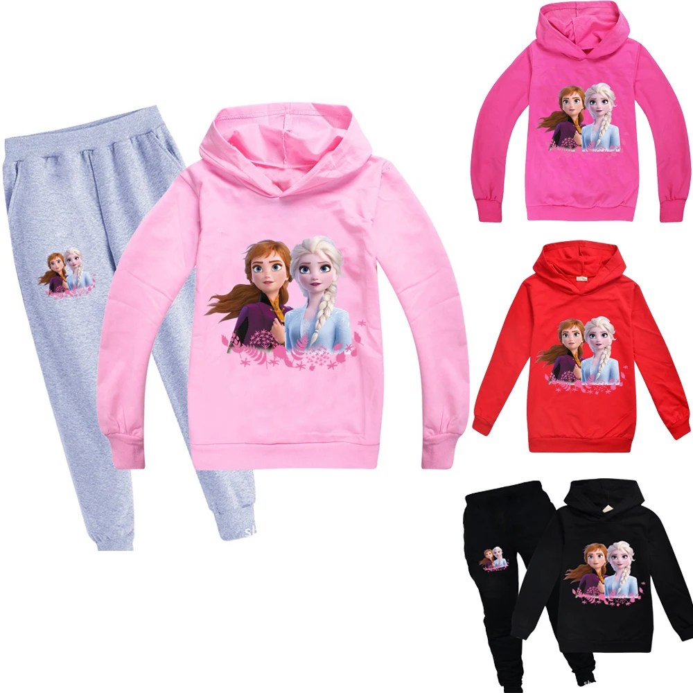 Frozen Anna Elsa Kid Clothing Set Children Sweatshirt Long Sleeve T-shirts Pants for Boys Girls Outfits Children's Hoodies Suits
Frozen Anna Elsa Kid Clothing Set Children Sweatshirt Long Sleeve T-shirts Pants for Boys Girls Outfits Children's Hoodies Suits