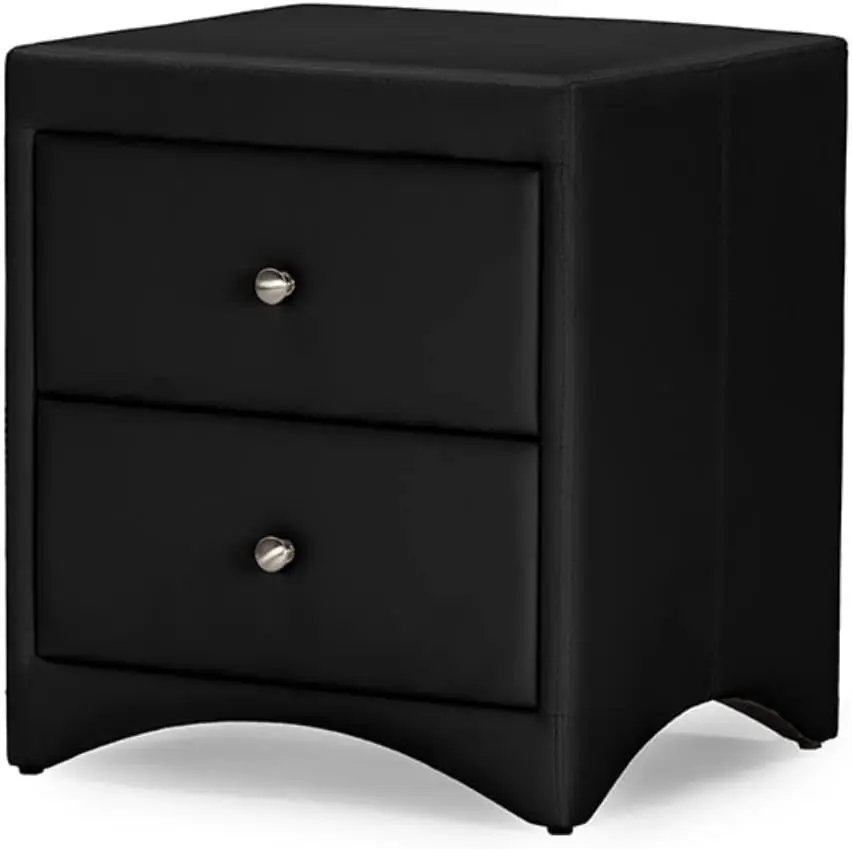 Faux Leather Upholstered Modern Nightstand, Black Mini bedside table Cream bedside table Comoda con cajones Bedside organizer No
Faux Leather Upholstered Modern Nightstand, Black Mini bedside table Cream bedside table Comoda con cajones Bedside organizer No