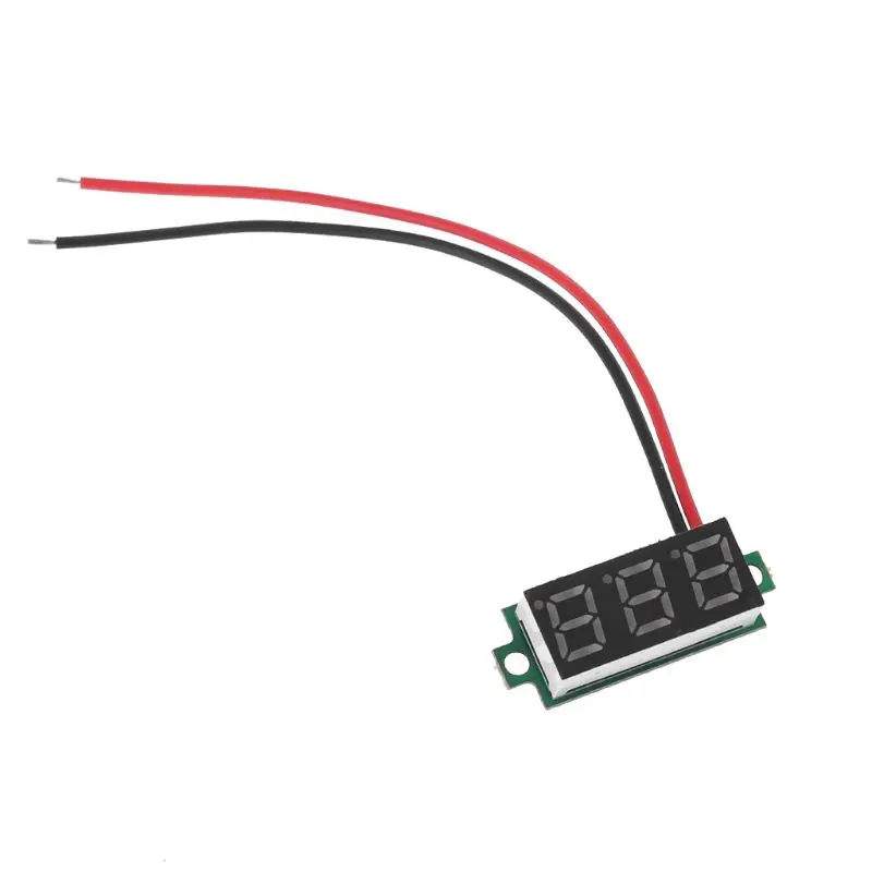 Portable Temperature Meter 2 Wires Red & Black Cables Temperature Monitor Tester DC4-28V Digital Thermometer -55℃~125℃ 367D
Portable Temperature Meter 2 Wires Red & Black Cables Temperature Monitor Tester DC4-28V Digital Thermometer -55℃~125℃ 367D