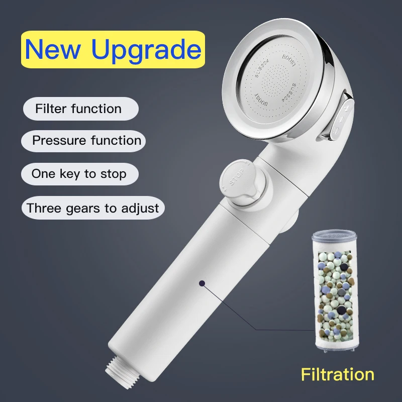 shower 3 Mode Pressurized Shower Head Adjustable High Pressure Showers Water Saving Rainfall Showerhead Bathroom Accessories
shower 3 Mode Pressurized Shower Head Adjustable High Pressure Showers Water Saving Rainfall Showerhead Bathroom Accessories