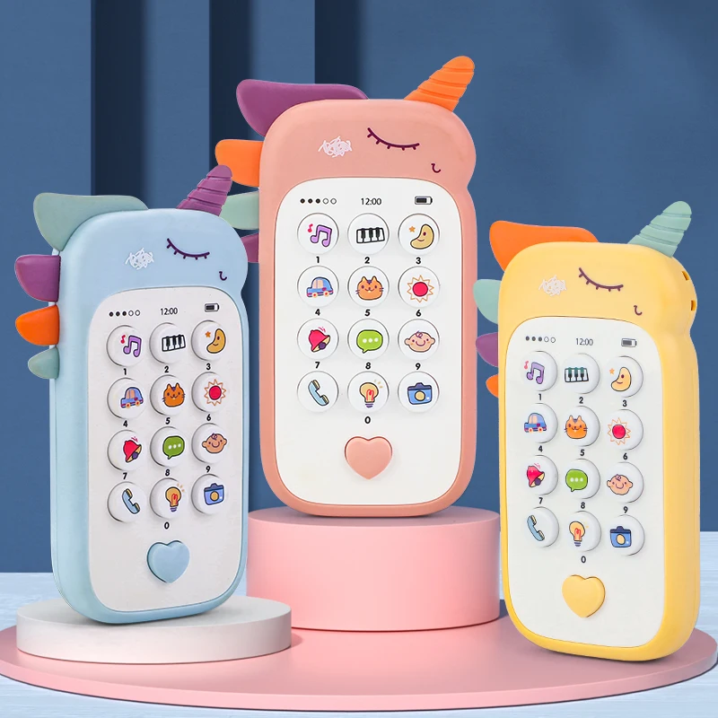 A3 Baby Phone Toy Music Sound Telephone Sleeping Toys with Teether Simulation Toys Phone Infant Early Educational Toy Kids Gifts
A3 Baby Phone Toy Music Sound Telephone Sleeping Toys with Teether Simulation Toys Phone Infant Early Educational Toy Kids Gifts