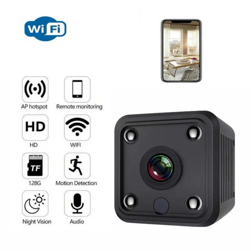 X6 Mini WiFi IP Camera 1080P Wireless Security Surveillance Micro Cam Night Smart Home Sports Monitor Built-in Battery
X6 Mini WiFi IP Camera 1080P Wireless Security Surveillance Micro Cam Night Smart Home Sports Monitor Built-in Battery