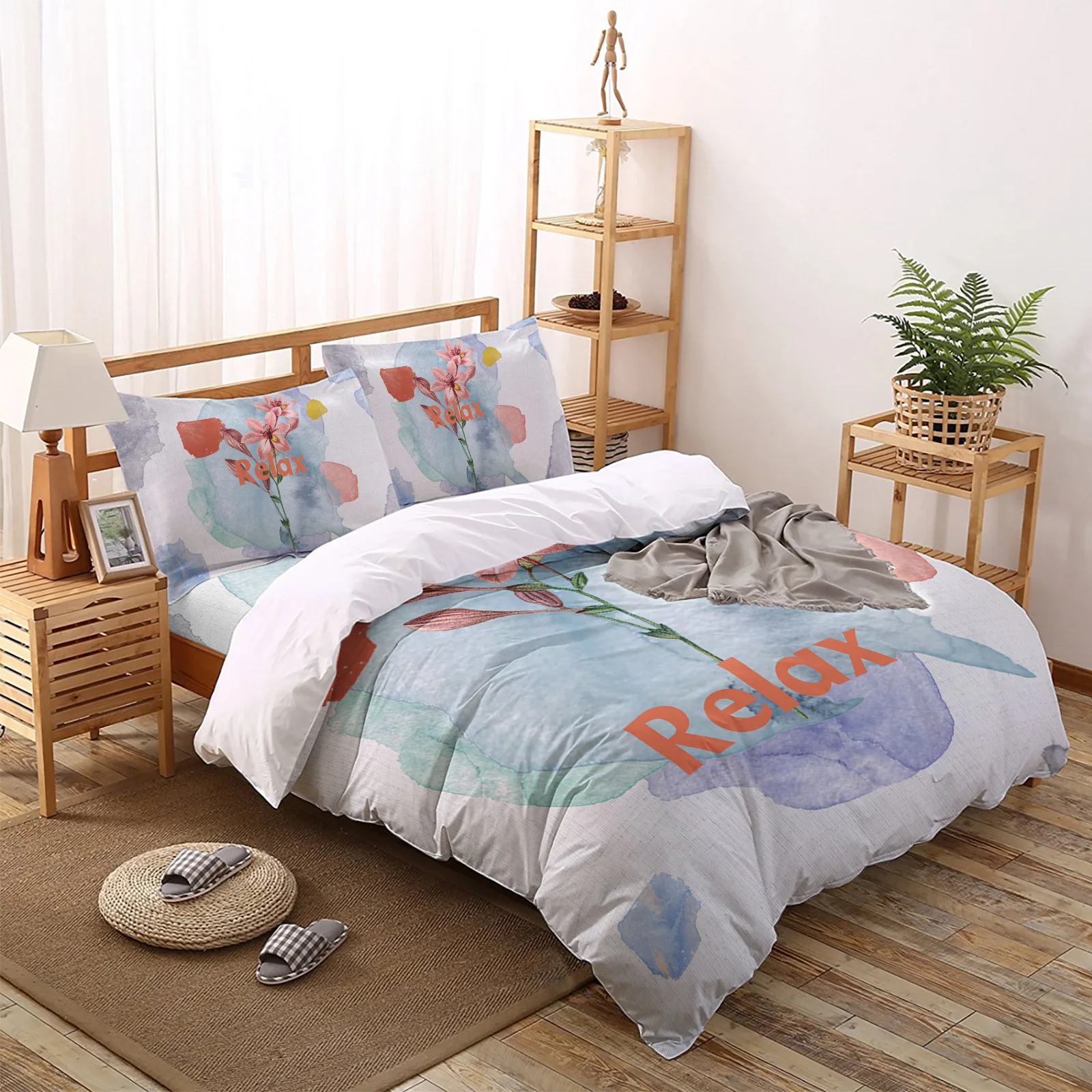 Flower Watercolor Cloth Pattern Comforter Bedding Sets Bed Sheet Home Textile for Bedroom Pillowcase Duvet Cover Set
Flower Watercolor Cloth Pattern Comforter Bedding Sets Bed Sheet Home Textile for Bedroom Pillowcase Duvet Cover Set