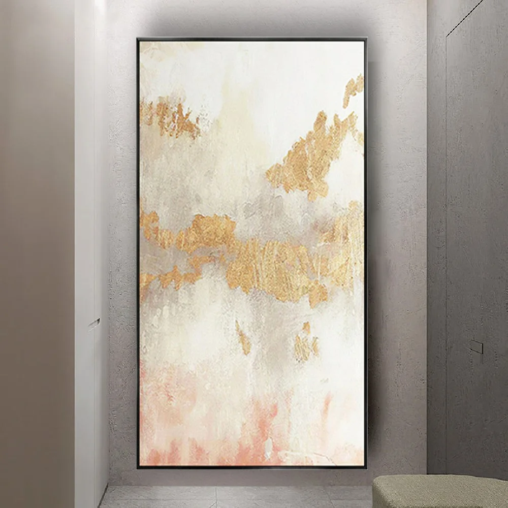 Warm Girl Room Decor Wall Art Picture Handmade Pink Gold Texture Abstract Oil Painting On Canvas Mural For LivingRoom Decorate
Warm Girl Room Decor Wall Art Picture Handmade Pink Gold Texture Abstract Oil Painting On Canvas Mural For LivingRoom Decorate
