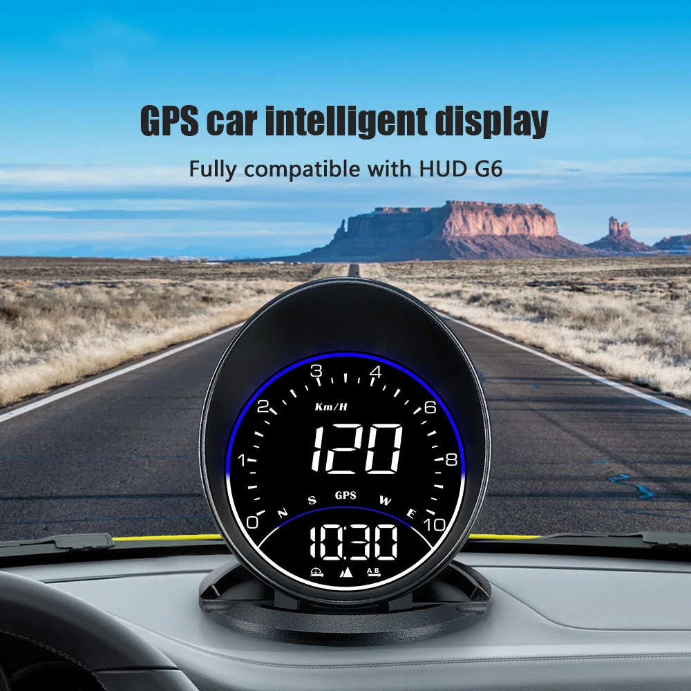 GPS-система PUGTOP G6 HUD для всех автомобилей, цифровой спидометр, автомобильные электронные аксессуары, сигнализация о превышении скорости, ЖК-экран
GPS-система PUGTOP G6 HUD для всех автомобилей, цифровой спидометр, автомобильные электронные аксессуары, сигнализация о превышении скорости, ЖК-экран
