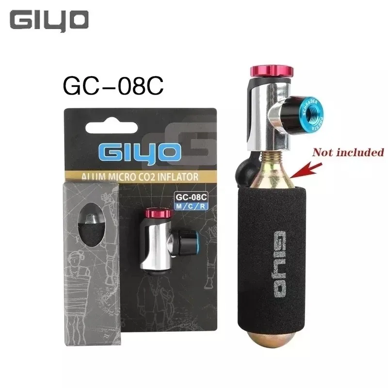 GIYO CO2 Inflator Schrader Presta Bicycle Pumps Aluminum Tire Tube Mini MTB Pump No CO2 Cartridge Cycling Repair Accessories
GIYO CO2 Inflator Schrader Presta Bicycle Pumps Aluminum Tire Tube Mini MTB Pump No CO2 Cartridge Cycling Repair Accessories