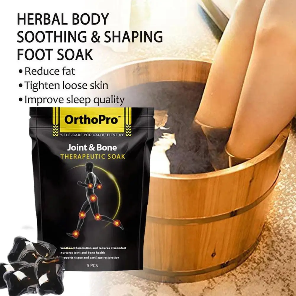 

Joint & Bone Therapeutic Soak Fast Slimming Ginger Salt Care Soak 5pcs Stress Detox Health Relax Foot Loss Body Weight X3O8