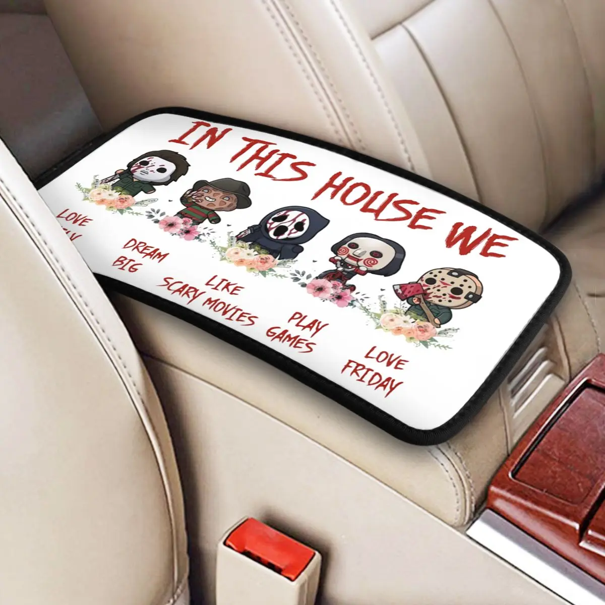 Подлокотник для автомобиля «Хэллоуин», водонепроницаемый центральный защитный чехол для консоли, универсальный 
Подлокотник для автомобиля «Хэллоуин», водонепроницаемый центральный защитный чехол для консоли, универсальный