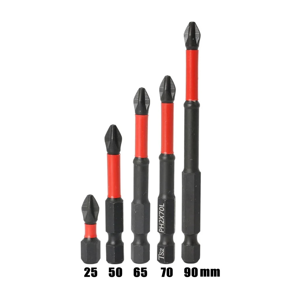 5pcs 25-90mm Magnetic PH2 Cross Screwdriver Set Non-Slip Batch Head 1/4 Inch Hex Shank Alloy Steel Screw Driver Bits Hand Tools
5pcs 25-90mm Magnetic PH2 Cross Screwdriver Set Non-Slip Batch Head 1/4 Inch Hex Shank Alloy Steel Screw Driver Bits Hand Tools