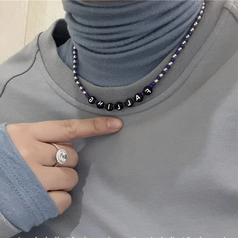 Minar Wholesale Black Color Beads Letter Painted Choker Necklaces for Women Contrast Color Beaded Chain Necklace Accessories
Minar Wholesale Black Color Beads Letter Painted Choker Necklaces for Women Contrast Color Beaded Chain Necklace Accessories