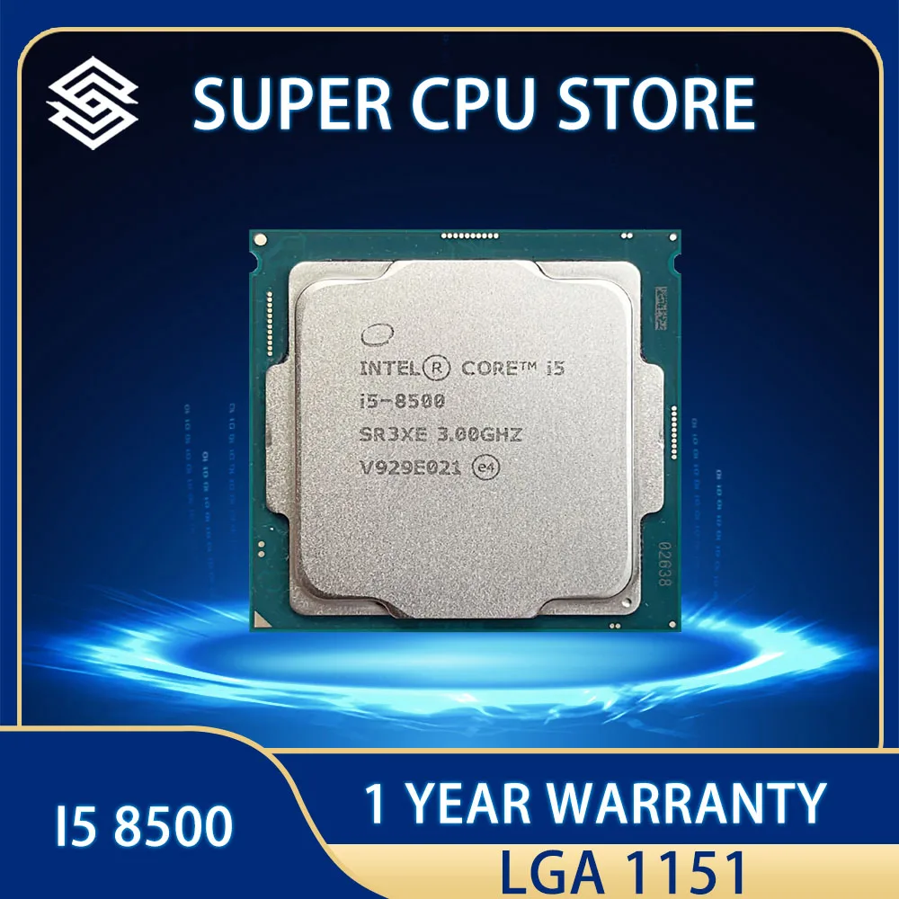 

Процессор Intel Core i5-8500 i5 8500, 3,0 ГГц, 6 ядер, 6 потоков, 9 Мб, 65 Вт, LGA 1151