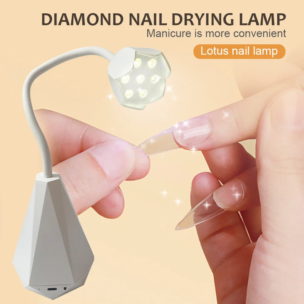 Lotus Mini Nail Dryer Lamp Nail UV LED Lamp 7 LEDs Fast Drying Adjustable USB Nail Drying Lamp For Polish Gel Nails Art Tool
Lotus Mini Nail Dryer Lamp Nail UV LED Lamp 7 LEDs Fast Drying Adjustable USB Nail Drying Lamp For Polish Gel Nails Art Tool