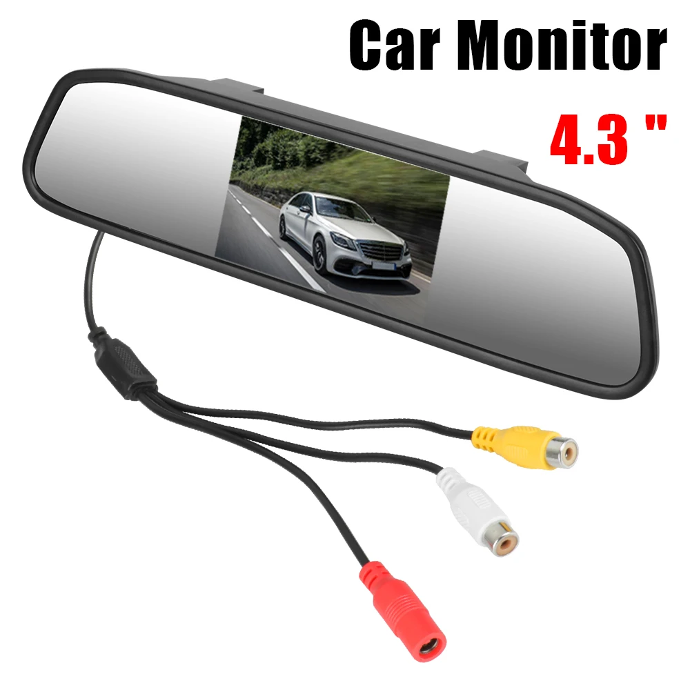 Автомобильное зеркало заднего вида дисплей TFT LCD цветной монитор HD видео монитор для парковки автомобиля Универсальный 4,3 дюймовый задний в...
Автомобильное зеркало заднего вида дисплей TFT LCD цветной монитор HD видео монитор для парковки автомобиля Универсальный 4,3 дюймовый задний в...