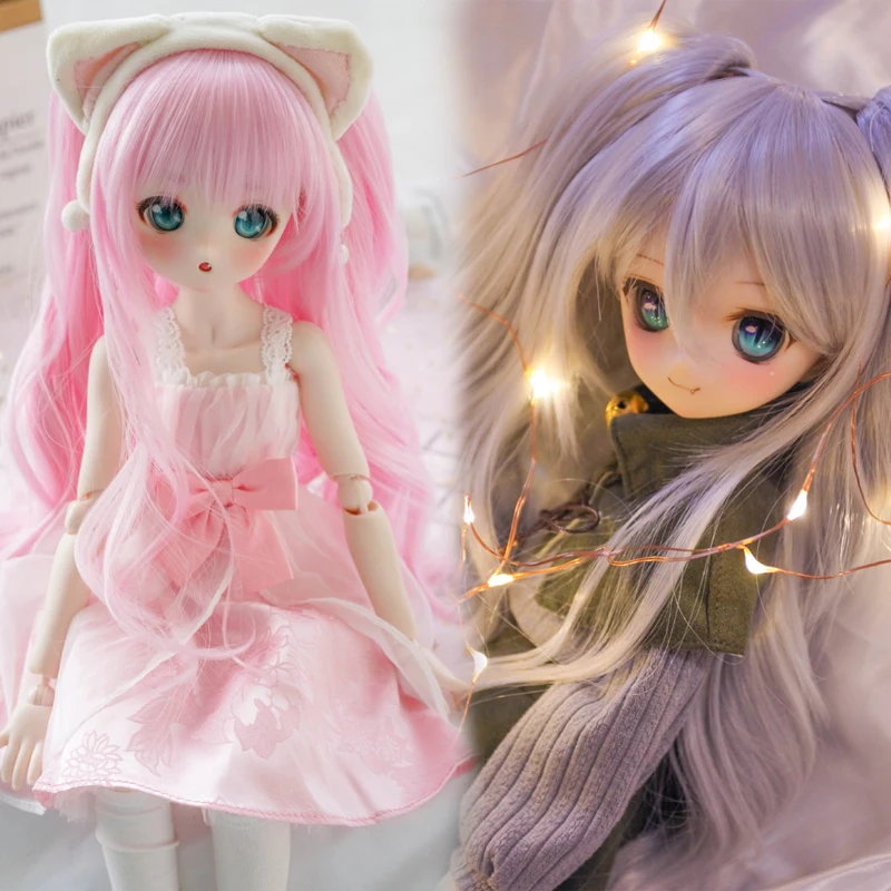 D03-P269 children toy BJD DD SD MSD 1/3 1/4 1/6 doll's Accessoriess wig Silver gray curly double ponytail 1pcs
D03-P269 children toy BJD DD SD MSD 1/3 1/4 1/6 doll's Accessoriess wig Silver gray curly double ponytail 1pcs