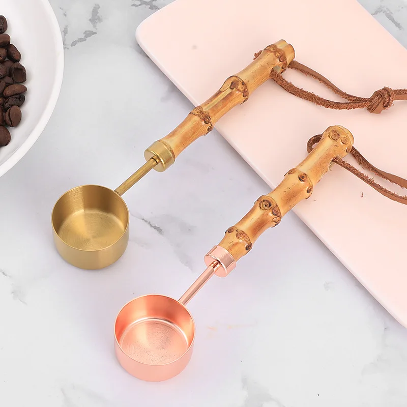 15ml Measuring Spoon Stainless Steel Bamboo Handle Coffee Bean Spoon Milk Powder Spoon Kitchen Seasoning Baking Measuring Tools
15ml Measuring Spoon Stainless Steel Bamboo Handle Coffee Bean Spoon Milk Powder Spoon Kitchen Seasoning Baking Measuring Tools