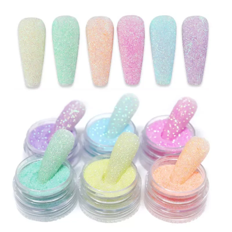 Colors Set Candy Sweater Effect Nail Glitter Snow Sugar Dust Manicure Dip Powder Sweater Effect Neon Pigment Nail Decoration 
Colors Set Candy Sweater Effect Nail Glitter Snow Sugar Dust Manicure Dip Powder Sweater Effect Neon Pigment Nail Decoration