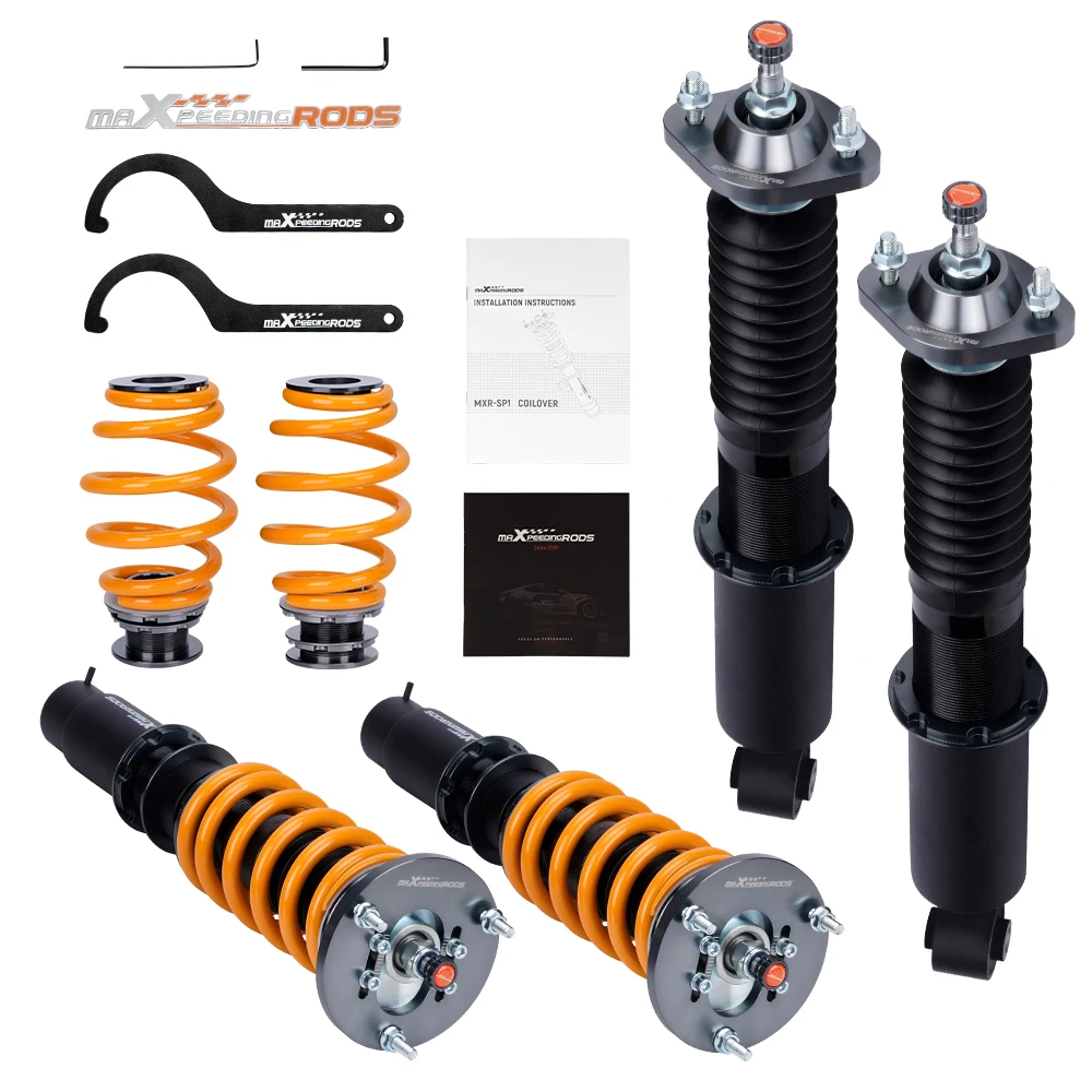 24 Levels Coilovers Spring For BMW E46 3 Series 320i 323i 325i 330i 98-02 Adjustable Damper Shock Absorber Struts
24 Levels Coilovers Spring For BMW E46 3 Series 320i 323i 325i 330i 98-02 Adjustable Damper Shock Absorber Struts