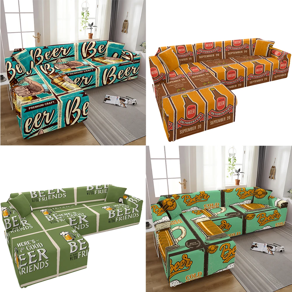 Letters Beer Personality Elastic Sofa Seat Cover Anti-Dust Corner Shaped Chaise Longue Sofa Sofs Covers Slipcover Stretch
Letters Beer Personality Elastic Sofa Seat Cover Anti-Dust Corner Shaped Chaise Longue Sofa Sofs Covers Slipcover Stretch