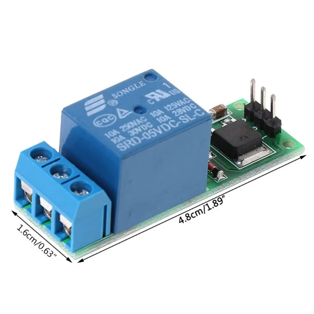 6-24V Trigger Latch Relay Flip-Flop Latch Relay Bistable Self-locking Low Pulse Trigger Module 1.89x0.43inch Vehicle Electronics
6-24V Trigger Latch Relay Flip-Flop Latch Relay Bistable Self-locking Low Pulse Trigger Module 1.89x0.43inch Vehicle Electronics