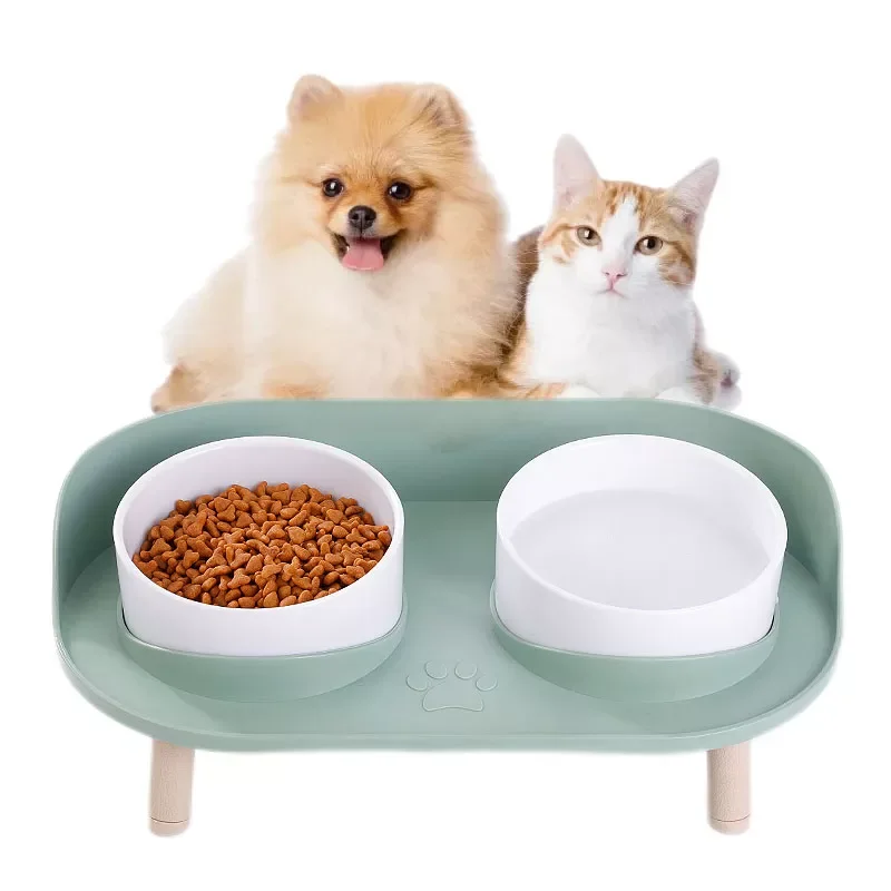 NEW2023 Double Bowl Safety with Wood Stand and Silicone Mat Kitten Puppy Food Water Feeding Elevated Dish Dog Supplies Spill-Pro
NEW2023 Double Bowl Safety with Wood Stand and Silicone Mat Kitten Puppy Food Water Feeding Elevated Dish Dog Supplies Spill-Pro