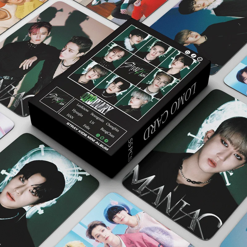 55 шт./компл. Kpop Stray Kids Lomo Cards ODDINARY новый альбом для мальчиков фотооткрытки Straykids