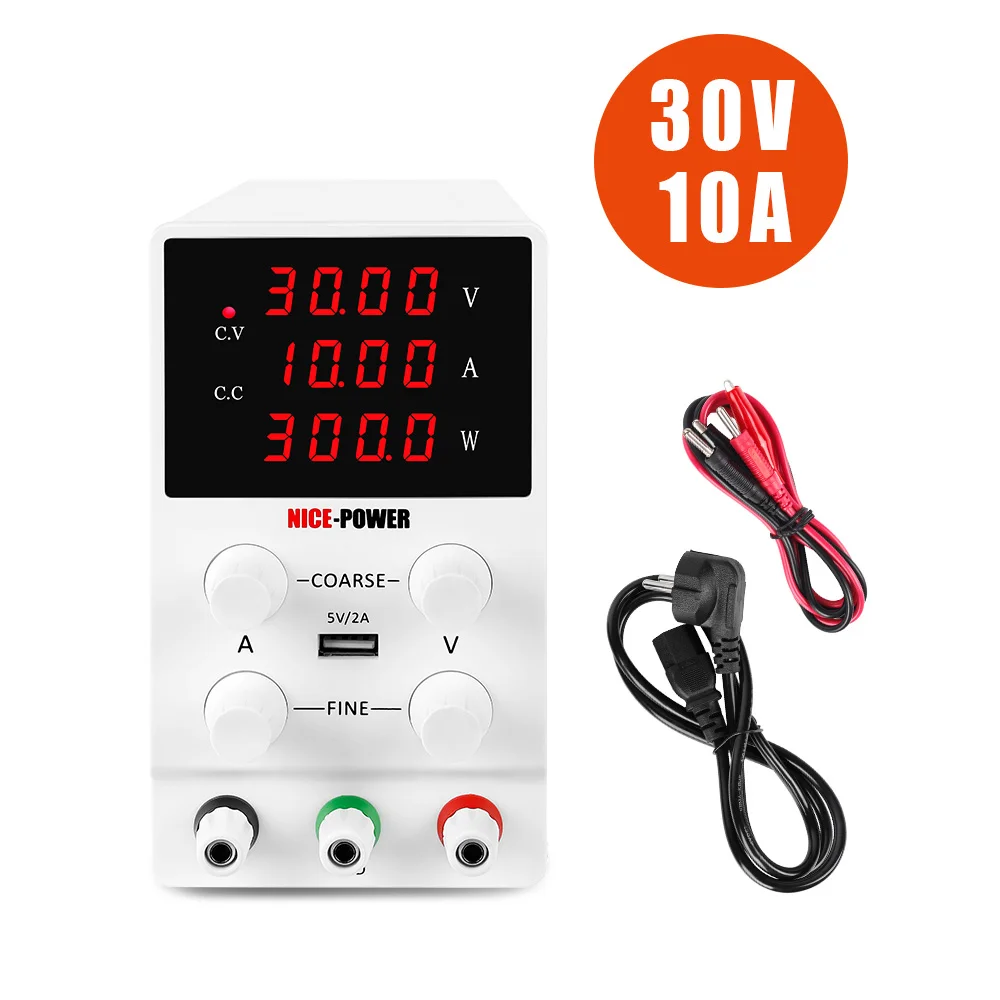 China Factory Supply Nice Power SPS3010 30V 10A White Dual Chnnel Lab Display UPS Industrial Mining Power Supply
China Factory Supply Nice Power SPS3010 30V 10A White Dual Chnnel Lab Display UPS Industrial Mining Power Supply