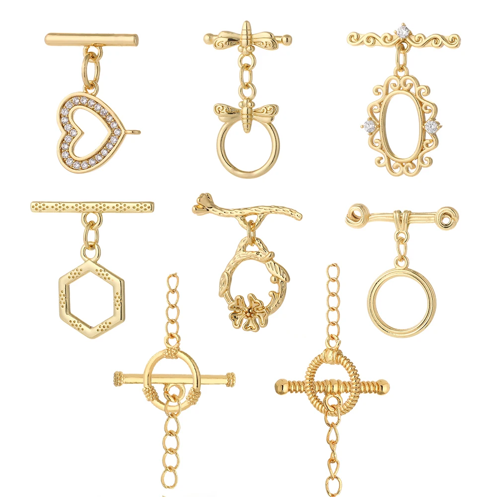 OT Clasps for Necklace Bracelet Jewelry Making Supplies Heart Flower Gold Color Pattern OT Accessories Buckle Hooks Wholesale
OT Clasps for Necklace Bracelet Jewelry Making Supplies Heart Flower Gold Color Pattern OT Accessories Buckle Hooks Wholesale
