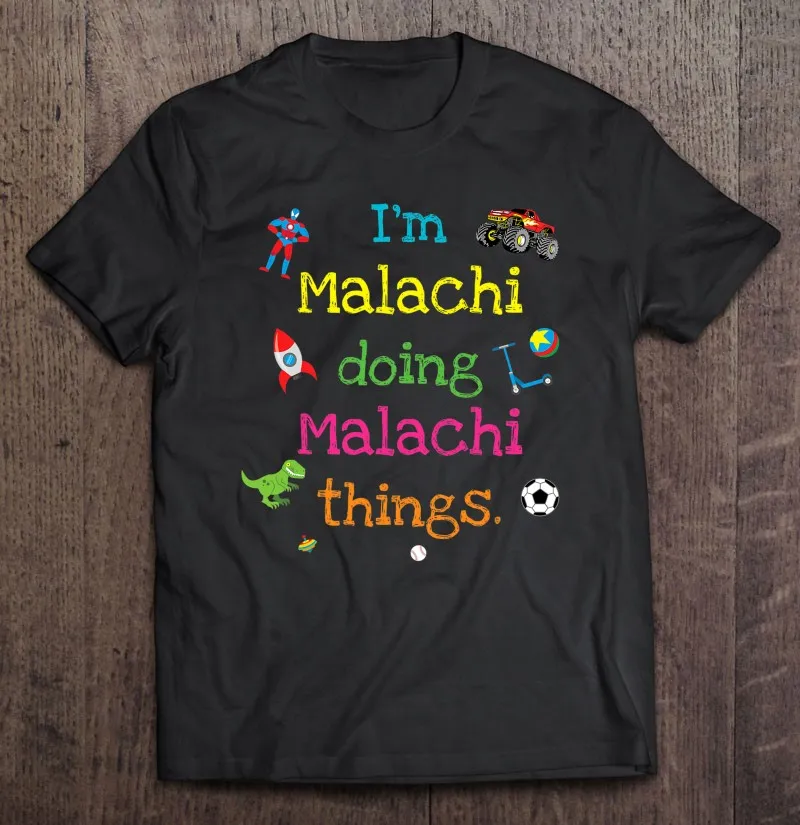 Malachi Cute Kid's Cartoon Gift For Boys Personalized T Shirt For Men Vintage Men's T-Shirt Men's T-Shirt Manga Men's Clothing
Malachi Cute Kid's Cartoon Gift For Boys Personalized T Shirt For Men Vintage Men's T-Shirt Men's T-Shirt Manga Men's Clothing