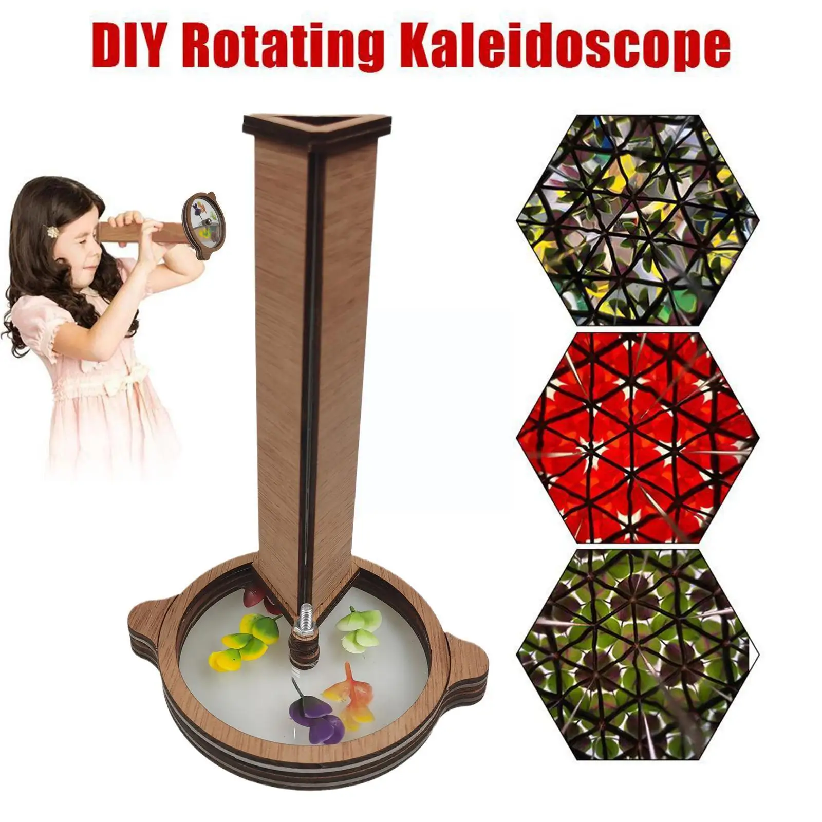 Wooden DIY Kaleidoscope Kit For Kids Outdoor Toys Personalized Gifts Children Early Biological Cognition Education Toy F7Y1
Wooden DIY Kaleidoscope Kit For Kids Outdoor Toys Personalized Gifts Children Early Biological Cognition Education Toy F7Y1