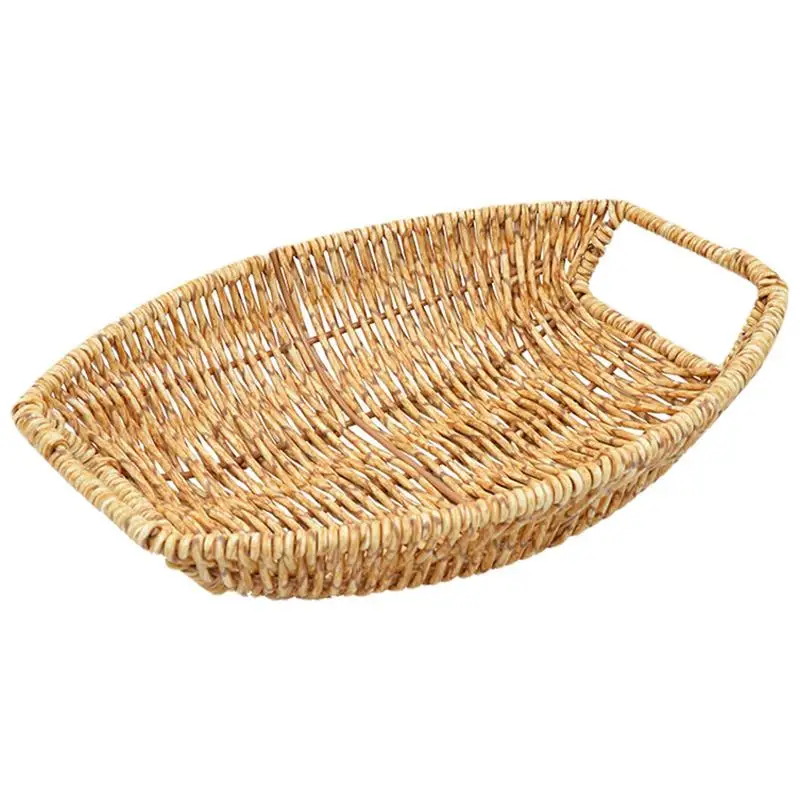 Rattan Bread Storage Basket Woven Storage Basket Fruit Cake Snacks Round Tray Picnic Basket Hand Woven Rattan Storage Tray
Rattan Bread Storage Basket Woven Storage Basket Fruit Cake Snacks Round Tray Picnic Basket Hand Woven Rattan Storage Tray