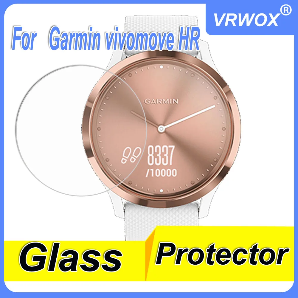 

9H Tempered Glass Flim For Garmin Vivomove HR Screen Protector Explosion-Proof Film Accessories