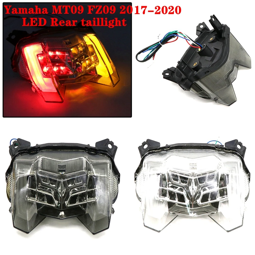 For Yamaha MT-09 FZ-09 2017 - 2020 Modified Motorcycle LED Tail Light Rear Brake Light Turn Signals Lights Tail Light Assembly
For Yamaha MT-09 FZ-09 2017 - 2020 Modified Motorcycle LED Tail Light Rear Brake Light Turn Signals Lights Tail Light Assembly