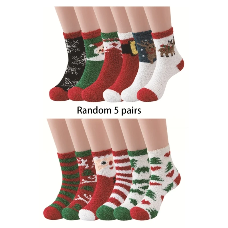Christmas Fuzzy Socks Sleeping Warm Socks Christmas Cosy Socks Fluffy Christmas Cozy Slipper Socks Anti Slip Socks M6CD
Christmas Fuzzy Socks Sleeping Warm Socks Christmas Cosy Socks Fluffy Christmas Cozy Slipper Socks Anti Slip Socks M6CD