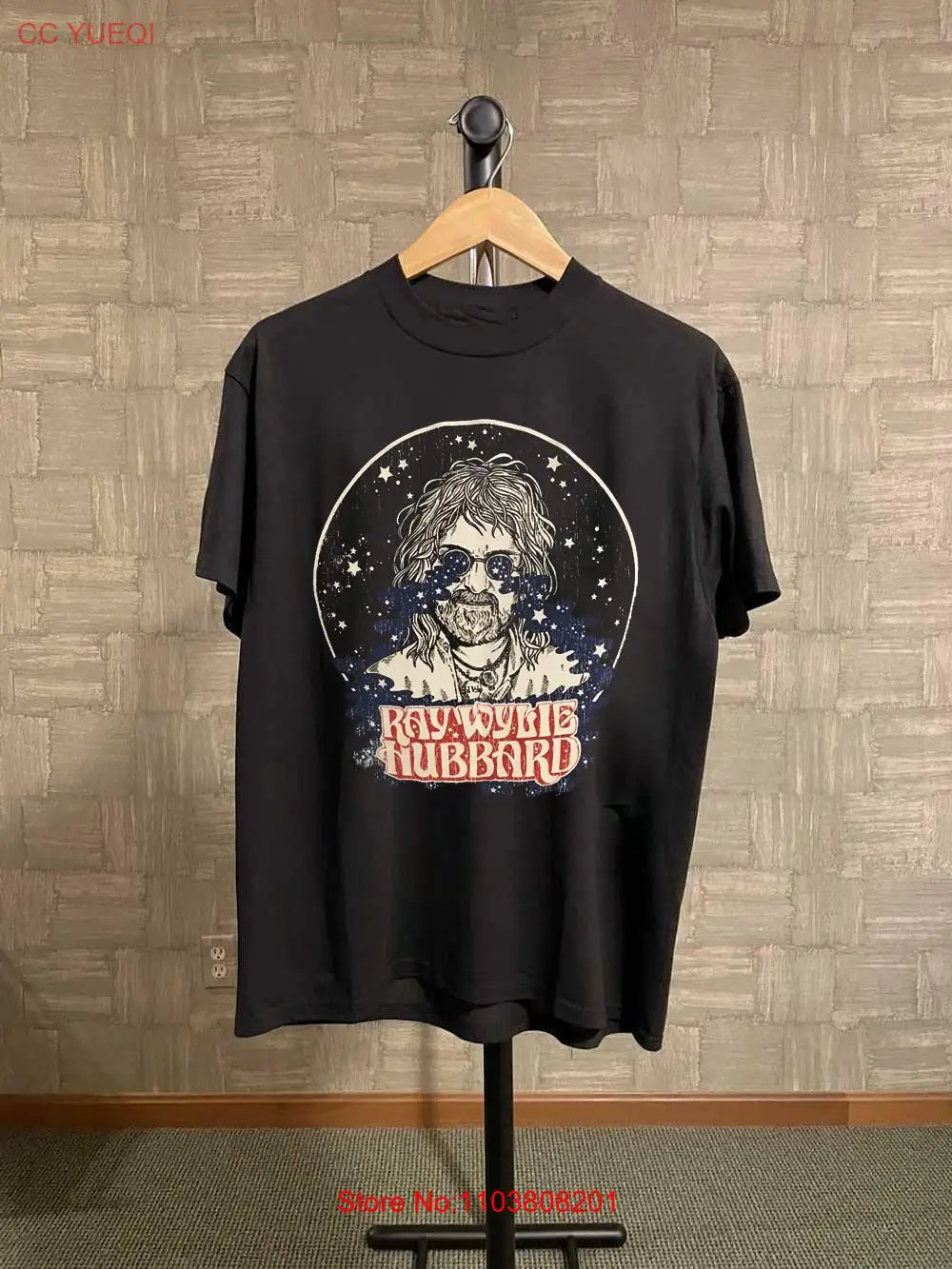 Редкий луч Wylie Hubbard Tour подарок для фаната футболка всех размеров TMB3292