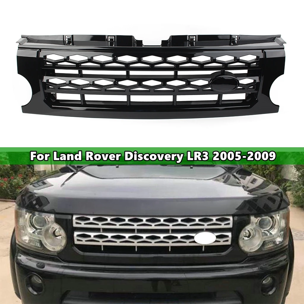 ABS Car Front Bumper Grille Mesh Grill For Land Rover Discovery 3 LR3 2005 2006 2007 2008 2009 Car Accessories
ABS Car Front Bumper Grille Mesh Grill For Land Rover Discovery 3 LR3 2005 2006 2007 2008 2009 Car Accessories