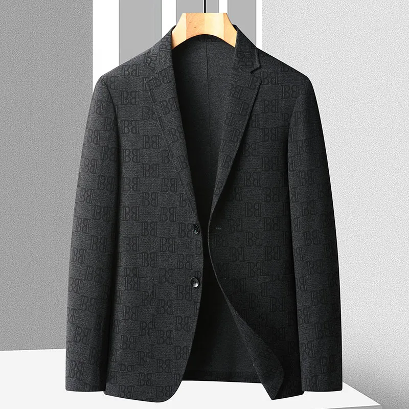 Модная Высококачественная эластичная мужская одежда без следов из резины одинарная Западная Новая трендовая Повседневная Верхняя одежда ... 
Модная Высококачественная эластичная мужская одежда без следов из резины одинарная Западная Новая трендовая Повседневная Верхняя одежда ...