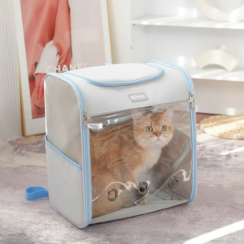 Pet Cat Dog Carriers Backpack Bag Large Capacity Transparent Breathable Backpack Foldable Fashion Pet Products Supplies
Pet Cat Dog Carriers Backpack Bag Large Capacity Transparent Breathable Backpack Foldable Fashion Pet Products Supplies