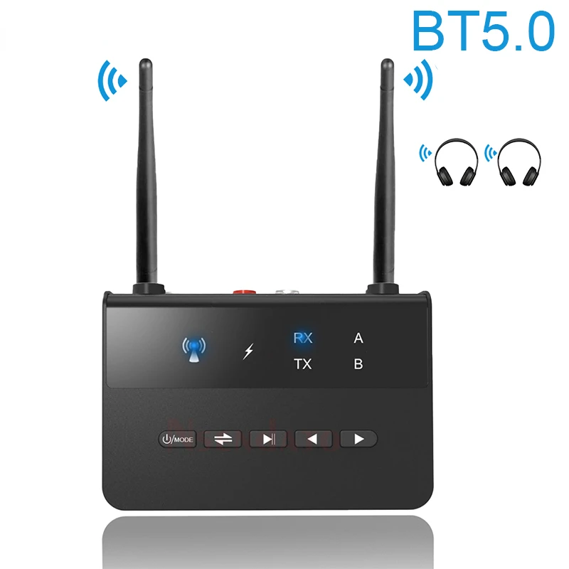 Беспроводной аудиопередатчик 80 м BT V5.0, аудиоприемник RCA, Aptx LL, беспроводной музыкальный аудиоадаптер 3,5 мм, разъем AUX для ТВ, ПК, автомобильных...
Беспроводной аудиопередатчик 80 м BT V5.0, аудиоприемник RCA, Aptx LL, беспроводной музыкальный аудиоадаптер 3,5 мм, разъем AUX для ТВ, ПК, автомобильных...