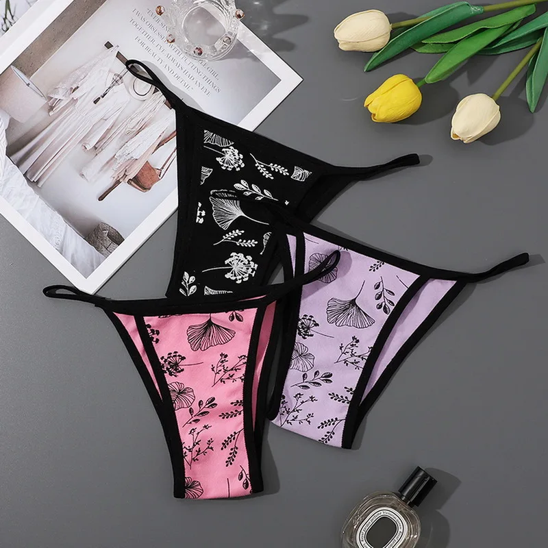Floral Women Thongs Female Sexy Thin Strap G-String Low Waist Panties Underwear Sexy T-Back Transparent Girls Cute Black Briefs
Floral Women Thongs Female Sexy Thin Strap G-String Low Waist Panties Underwear Sexy T-Back Transparent Girls Cute Black Briefs