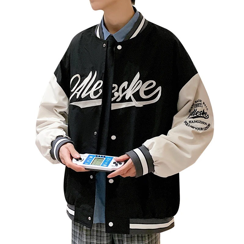 Mens 2022 Spring New Hot Jacket Thermal Loose Youth Overcoat Casual Coat Campus Style Outwear Bomber Jacket Baseball Clothing
Mens 2022 Spring New Hot Jacket Thermal Loose Youth Overcoat Casual Coat Campus Style Outwear Bomber Jacket Baseball Clothing