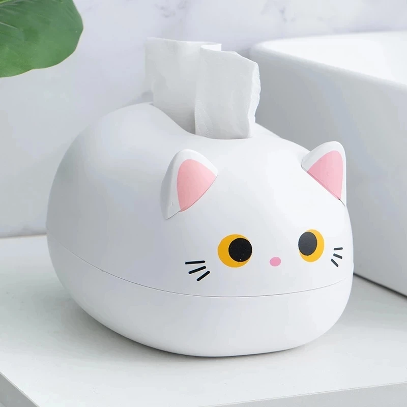 Kawaii Cat Tissue Box Desktop Toilet Paper Holder Kitchen Napkin Storage Box Wc Paper Container Nordic Style Home Decoration
Kawaii Cat Tissue Box Desktop Toilet Paper Holder Kitchen Napkin Storage Box Wc Paper Container Nordic Style Home Decoration
