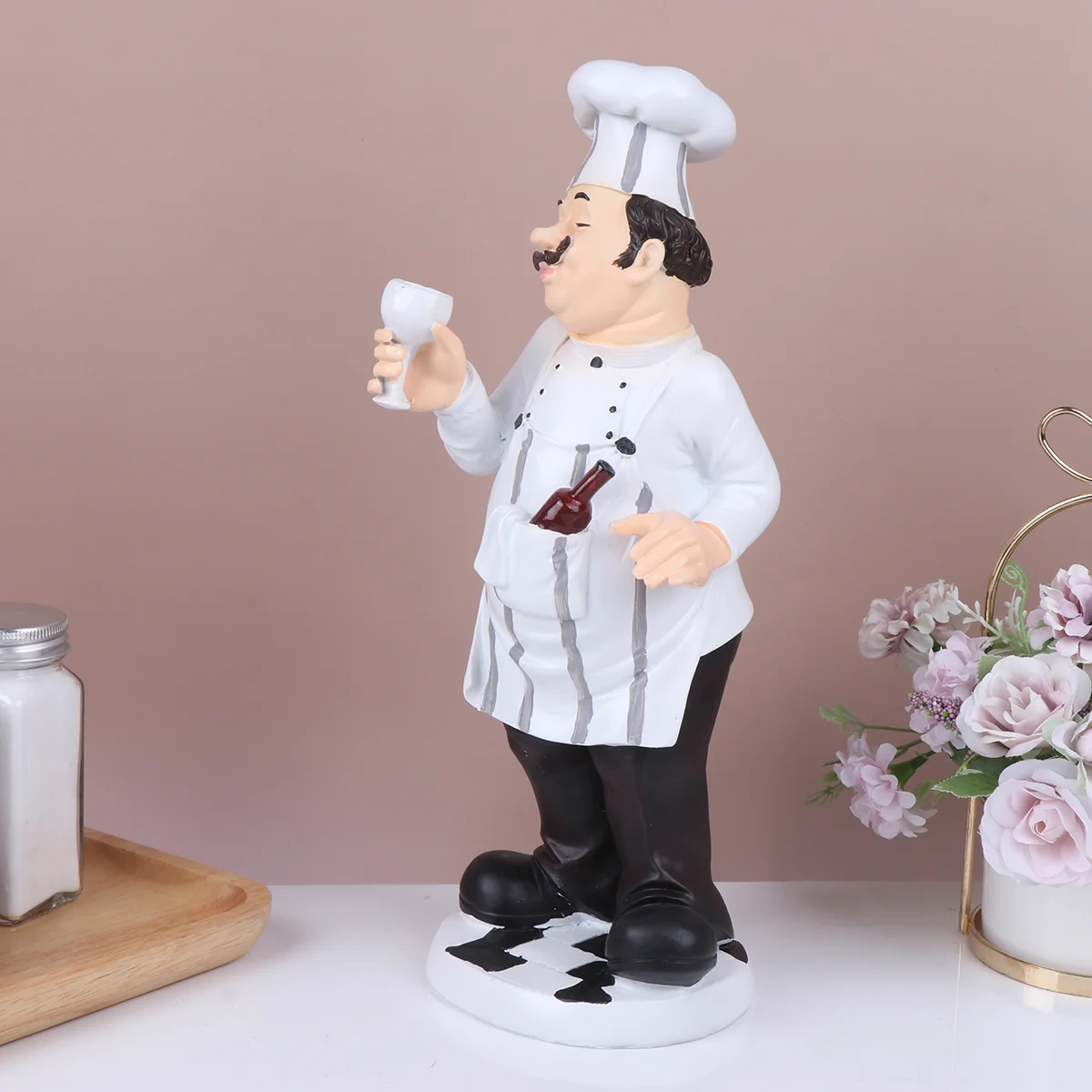Chef Statue Resin Figurines Figurine Ornament Kitchen Italian French Cook Sculpture Decor Model Fat Table Decoration Figure
Chef Statue Resin Figurines Figurine Ornament Kitchen Italian French Cook Sculpture Decor Model Fat Table Decoration Figure
