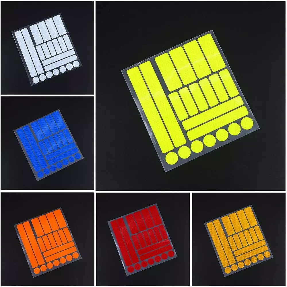 Motorcycle Reflective Stickers Safety Warning Tapes 21Pcs/set Bicycle Reflector Cycling Warning Reflector Film Decal Tape
Motorcycle Reflective Stickers Safety Warning Tapes 21Pcs/set Bicycle Reflector Cycling Warning Reflector Film Decal Tape