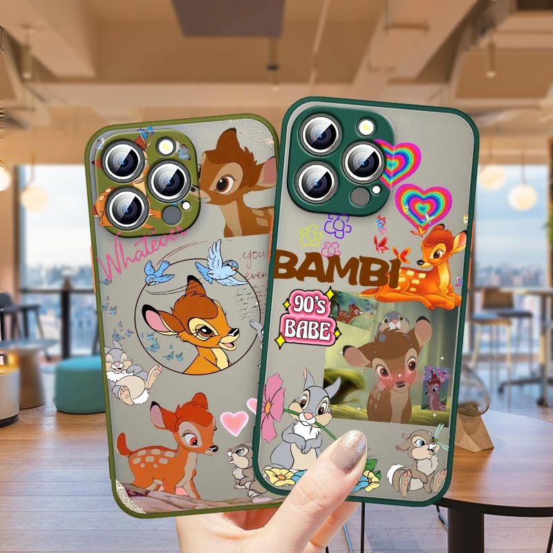 Cartoon disney little deer Bambi For Apple iPhone 14 13 12 11 XS XR Pro MAX 8 7 6 Plus Frosted Translucent Funda Phone Case
Cartoon disney little deer Bambi For Apple iPhone 14 13 12 11 XS XR Pro MAX 8 7 6 Plus Frosted Translucent Funda Phone Case