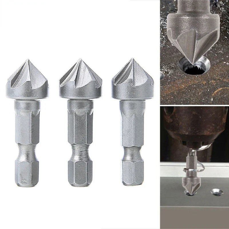 Hexagonal shank six-blade chamfering device Carbon steel sandblasting Woodworking hole opener Bevel Cutting Cutter Remove Bur
Hexagonal shank six-blade chamfering device Carbon steel sandblasting Woodworking hole opener Bevel Cutting Cutter Remove Bur