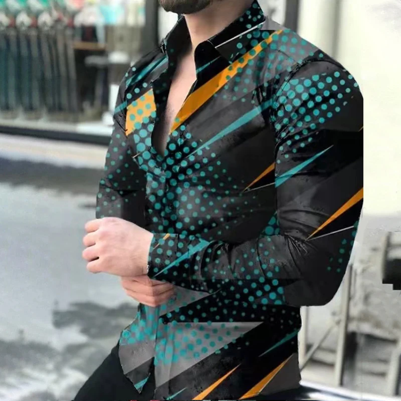 Spring Autumn New Men Slim Fit Shirt Long Sleeve Camisa Masculina Prined Chemise Homme Social Men Club Prom Shirt S-3XL
Spring Autumn New Men Slim Fit Shirt Long Sleeve Camisa Masculina Prined Chemise Homme Social Men Club Prom Shirt S-3XL