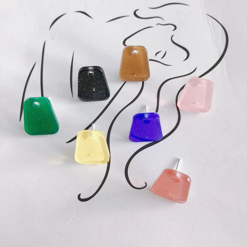 10Pcs Acrylic Earrings Connector Colorful Earring Settings Earrings Hook Dangle Earrings Base for DIY Jewelry Making Accessories
10Pcs Acrylic Earrings Connector Colorful Earring Settings Earrings Hook Dangle Earrings Base for DIY Jewelry Making Accessories