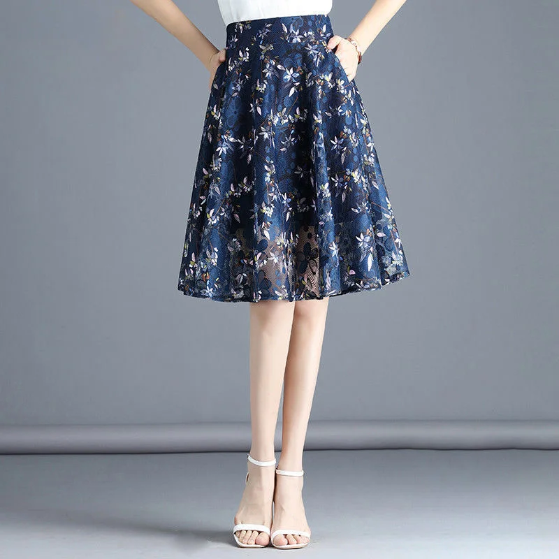 Mesh Skirt Women's 2022 New High Waist Floral A-line Skirt Pleated Skirt Lace Short Skirt Long Skirt
Mesh Skirt Women's 2022 New High Waist Floral A-line Skirt Pleated Skirt Lace Short Skirt Long Skirt
